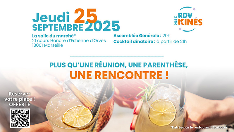 Le RDV des Kinés™ septembre 2025